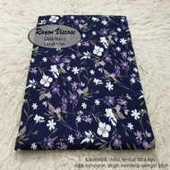 Livia NAVY VISCOSE RAYON FABRIC (PRICE PER 0.5 METER)