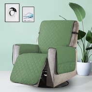 ผ้าคลุม Sofa Recliner กันฝุ่นผ้าคลุมเก้าอี้มีพนักกันน้ำผ้าคลุมเก้าอี้มีพนักกันลื่นกันฝุ่นรองเบาะโซฟามีกระเป๋าหลายใบผ้านุ่ม