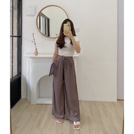 Celana Kulot Rayon Wanita Premium - Loose Cullote Pants - Kulot Wanita Adem