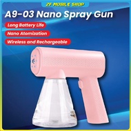 A9-03 Portable Disinfection Spray Gun Blu-ray Handheld Wireless Disinfector 300ML 蓝光雾化消毒槍