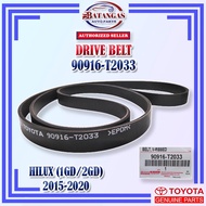 ORIGINAL DRIVE BELT (7PK2050) for TOYOTA HILUX 2015-2020 (1GD/2GD) 90916-T2033
