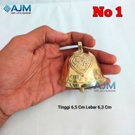 Brass cow kluntung klintingan cow necklace bell bell