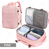 MR 40L Large Capacity Travel Backpack Expandable Storage Waterproof 15.6 Inch Beg Travel Beg Besar 旅