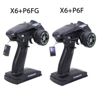 Dumbo RC X6 X4 X6P 2.4G 6CH Transmitter w/ P6FG Gyro P6F Receiver for 1/16 1/10 1/8 MN86K MN99S MN D