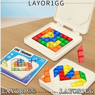 LAYOR1GG Puzzle Toy,  Montessori Love Heart Puzzle, Creative Colorful Tabletop Games Toy Education