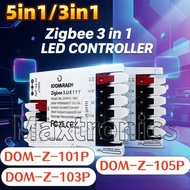 ZigBee3.0 LED Controllers 5-in-1/3-in-1 Works with 3.0 Hubs (Hu*e/Echo Plus etc.)Alexa/APP for DIMME