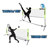 HnZ Sport Portable badminton court 3 meter tiang bedminton