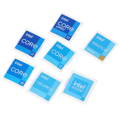 5PCS1.8*1.8cm DIY Original 11 Generation Evo Certification Label Core I9 I7 I5 I3 Laptop Desktop Cpu