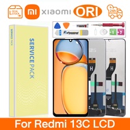 Original LCD For Xiaomi Redmi 13C/Redmi 13C 5G LCD Screen Display Touch Screen Digitizer Assembly Re