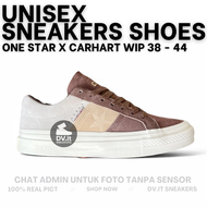 100% BNIB Sepatu Sneakers Pria-Conver-se- One Star PRO Academy x Carhart WIP SUede Brown Size 38 - 4
