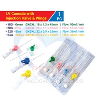I.V Cannula 18G / 20G / 22G / 24G Price is based on per piece