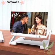 COMOWAN Mobile Phone Magnifying Glass, Folding HD Cell Phone Screen Amplifier, Multi functional Enla