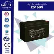 12V 36W Leoch High Rate & Long Life Battery LHR1236W