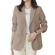 Ready Stock Women Korean Fashion Long Sleeve Casual Loose Lapel Collar Office OL Blazer