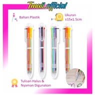 TMALL Pen 6 Color in 1 Ballpoint Pen Office Pen 6 Colors and Colors S048