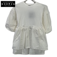 Martinique 白色 A0343UTS207 燈籠袖組合套頭衫 [二手]