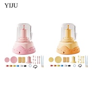 [YIJU] Electric Pottery Wheel Set for Kids Pottery Machine Maker Child Beginner Art Professional Cra
