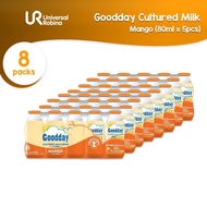 Goodday Cultured  Mango (80ml x 5 x 8) 【Yellow】