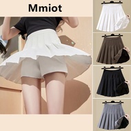 Mmiot Yujin Tennis Skirt/ Skirt Woman Pleated skirt with wearing pants safety