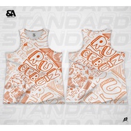 RUN CEBU ORANGE ANDOTSPORTS RUNNING SINGLET SINGLET MAN RUNNING SINGLET MAN