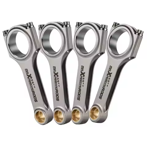 4X H Beam Connecting Rods for Toyota Celica Corolla MR2 4AGE AE86 GTS ARP 2000 Conrod Floating Shot 