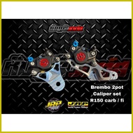 ◱ ✴ ♀ Brembo 2pot Caliper Set RAIDER150 Carb/Fi