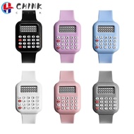 CHINK Electronic Digital Calculator, Date Display Multifunctional Micro Calculator Watch, Portable C