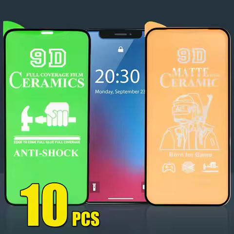 10pcs 9D Ceramics Film HD Matte Screen Protector For Motorola Moto G06 G56 G86 G05 G15 G35 G45 G55 G