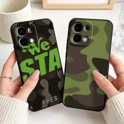 Graffiti Army camouflage Phone Case For OPPO Find X5 X6 X8 X9 A5 A6 A80 A60 A40 A98 A96 A94 A76 A54 