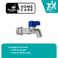 Avian Homecare Iron Water Faucet 1/ 2 Inch Brass Ball Anti-Rust Durable Easy to Install - Avian Bran