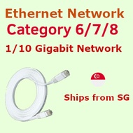 Flat CAT 6 CAT 7 CAT 8 10M 15M 20M 30M 50M Ethernet Cable LAN Cable Flat Cable Network Gigabit Inter