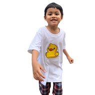 Children's Duck T-shirt Children's Duck T-shirt/ White Children's Duck Motif T-shirt/
