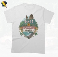 BALI Uluwatu Temple Classic T-Shirt kaos unisex nyaman kaos lengan pendek