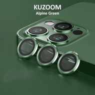 Bảo vệ Camera Lens Kuzoom 2 tầng cho iPhone 16 Pro Max 15 Pro Max 14 Pro Max 14 Pro 14 Max 13 Pro Ma