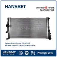 Engine Cooling Radiator 17118672103 Fits BMW 2 3 4 Series F30 335i 335iX 435i 435iX HANSBET