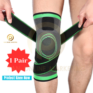 1 Pair Knee Support Protect Guard For Pain for Exercise Hiking Knee Guard 护膝盖垫 Sakit Lutut Sokongan Brace Pad Arthritis