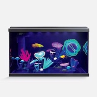 [Resun] Wonder Palace Glow Aquarium Fish Tank 37.8L (with Glow-in-Dark LED Lights and Filter)