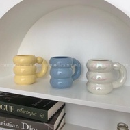 SKN LORA MUG INS MUG KOREA GELAS KOPI AESTHETIC KOREA MINIMALIS