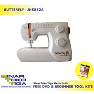 Tool Kit - Butterfly Jh5832A Mesin Jahit Portable Pemula Jh 5832 A