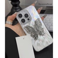 GC179 SOFTCASE SILICON COVER CLARITY 3D BUTTERFLY COMPATIBLE FOR OPPO A1 A1K A3S A3X A5 A5S A7 A8 A9