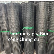 Lưới nhựa hàng rào cao 2m dài 10m 20m 30m.. mắt 2- Lưới nhựa dẻo quây gà lan can chung cư làm chuồng