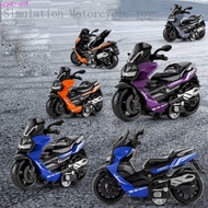 HONEYHIVE​ Mini Motorcycle, Pull-back Miniature Motorcycle Model, Portable Diecast Vehicle Toy Inert