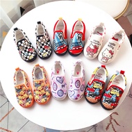 Island Country Day Single Pedal Children Canvas Shoes Children Baby Shoes Sneakers Cartoon Boys Girl