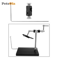 [PETSOLA] Fly Tying Vise, Fishing Line Stand, Metal, Practical, Rotating, Portable, Replacement Fly 