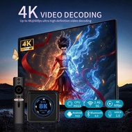 Máy phát qua mạng Set-Top Allwinner H313 Android 14 Bluetooth Wi-Fi kép TV Box thiết bị truyền trực