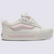 VANS KNU STACK SMARTEN UP WHITE PINK SNEAKERS สินค้ามีประกันแท้
