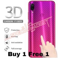 Realme XT/5/5I/5s/5 Pro/3 Pro/C3/6i Buy 1 Free 1 Carbon Fiber Back Protector