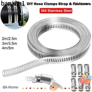 BANA Hose Clamp Strap, Adjustable 304 Stainless Steel Hose Clamps,  Large Pipe Ducting Hose Clamp Pi