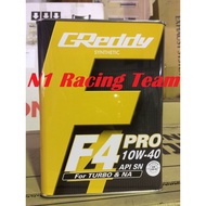 10W40 - GREDDY Engine Oil F4 PRO 10W-40 SYNTHETIC Performance Engine Oil (4 Litre) Made In Japan.