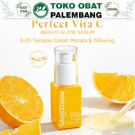 GLAD2GLOW PERFECT VITA C SERUM BRIGHT GLOW G2G GLAD 2 GLOW VITAC BRIGHT FACE VITAMIN C VIT C GLOWING